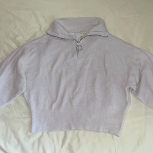H&M Fuzzy Quarter Zip